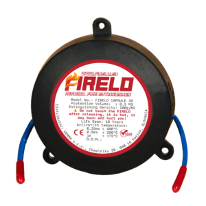 FIRELO CAPSULE – Compact Disk Extinguisher